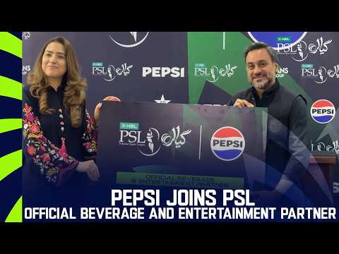 Pepsi Signs Three Year Deal with HBL PSL as Official Partner