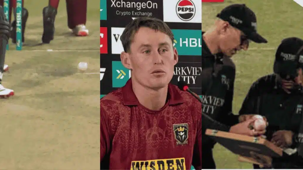 Ball Turns Pink in Opening Match